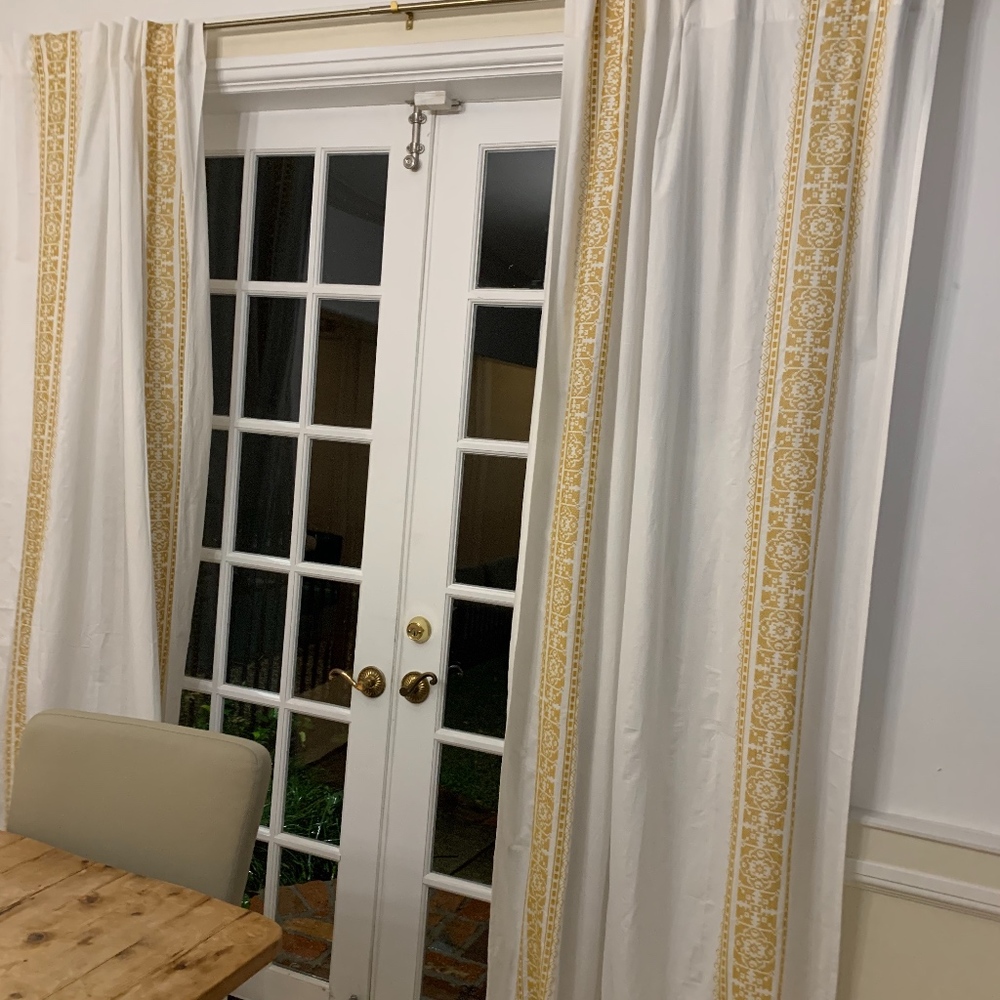 Anthropologie Camilla Embroidered Panels